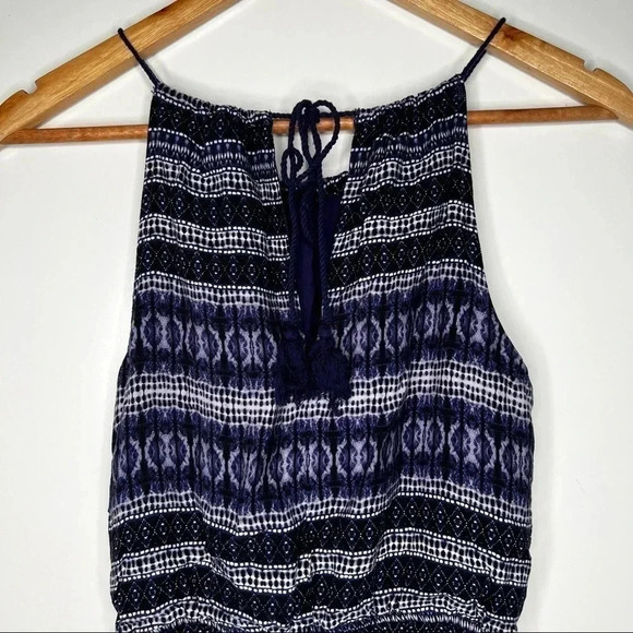 Cupcakes & Cashmere Navy Print Darden Mini Shift Dress Size XS - Picture 9 of 12